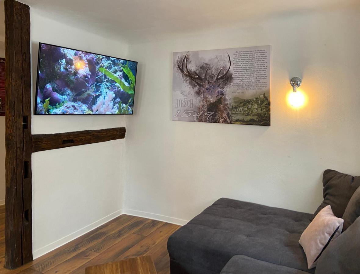Appartement Schlossberg, Gasthaus Hirsch Hirschhorn Kültér fotó