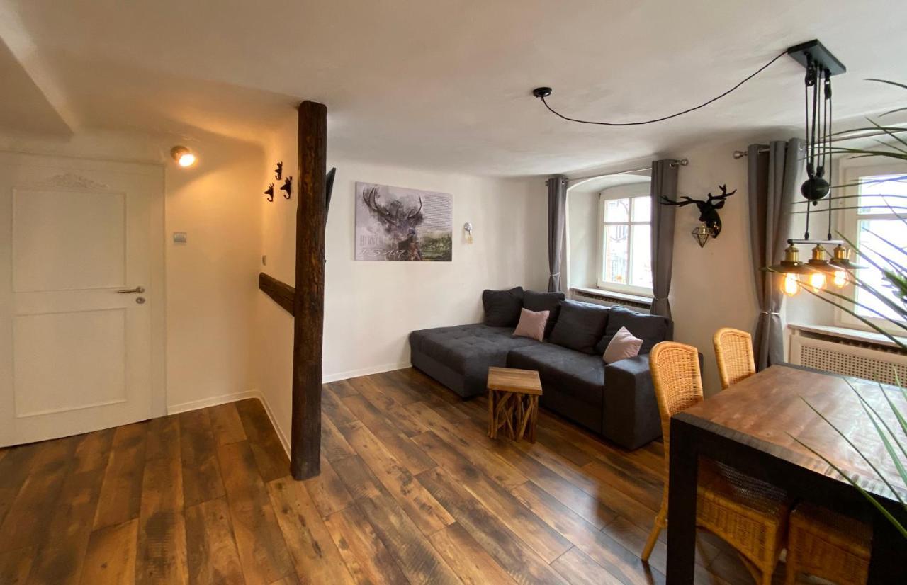 Appartement Schlossberg, Gasthaus Hirsch Hirschhorn Kültér fotó